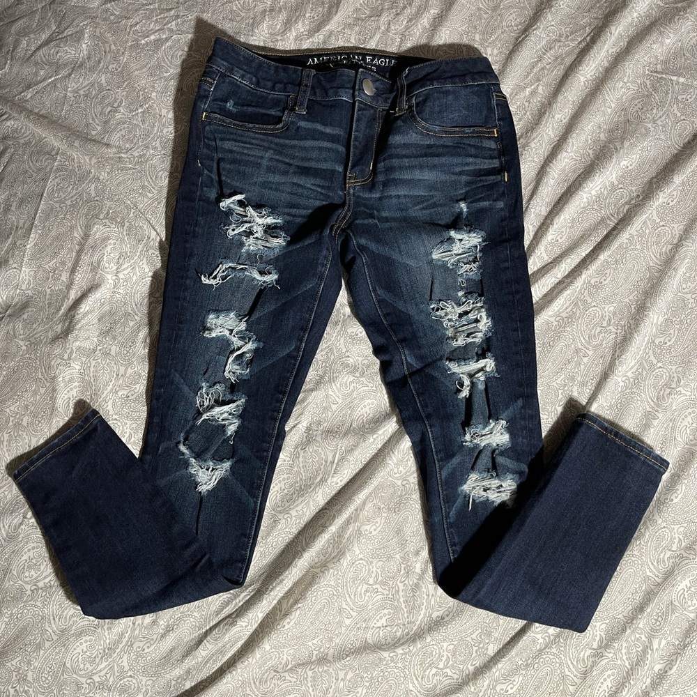 American Eagle Distressed Jeggings